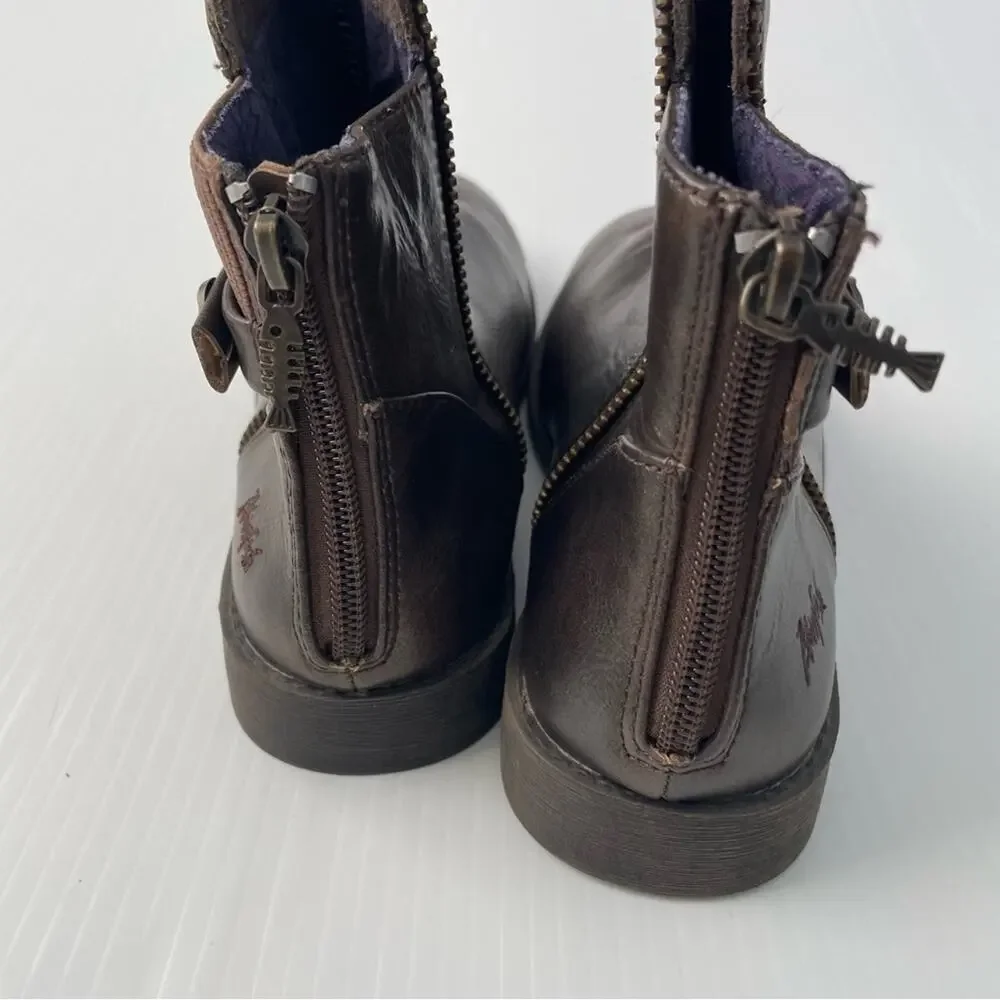 🆕 Blowfish kids short boots booties size 6 brown